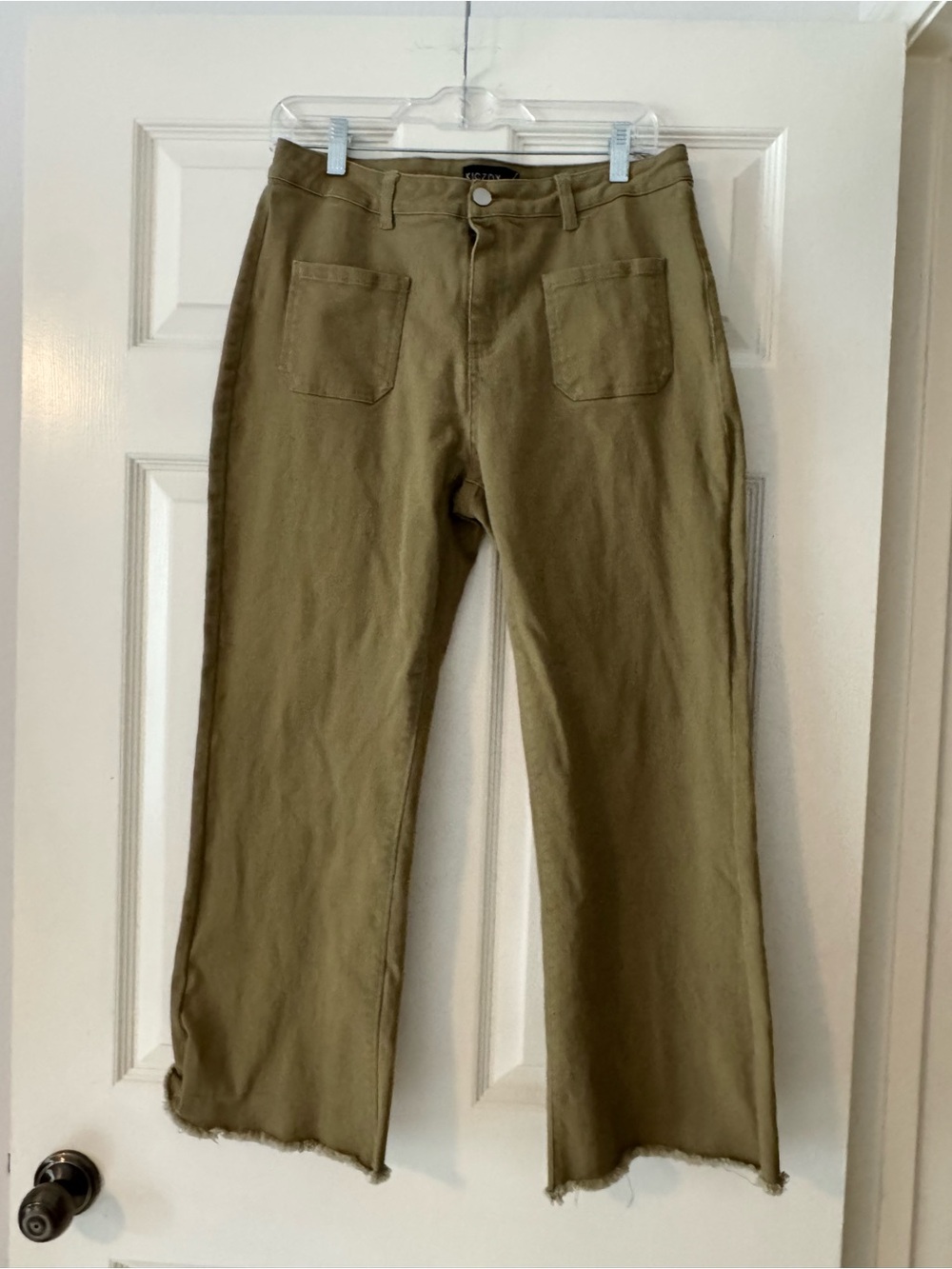 Kiczoy Olive Green Women’s Jeans